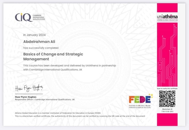 Certificate 9